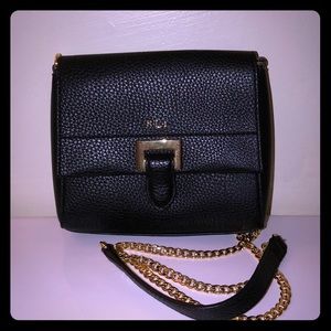 Ralph Lauren black & gold crossbody